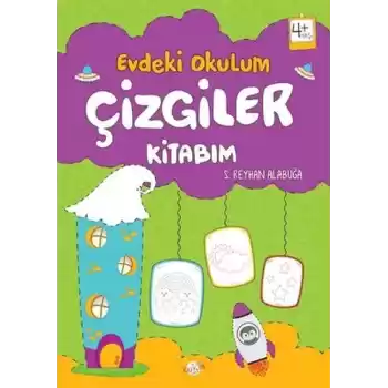 Evdeki Okulum Çizgiler Kitabım 4+Yaş