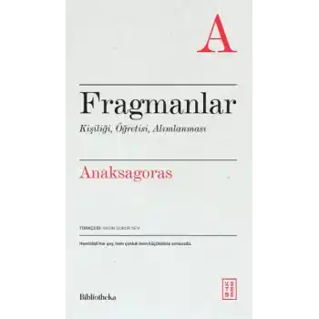 Fragmanlar Kişiliği, Öğretisi, Alımlanması