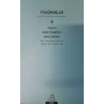 Fragmanlar: Kişilikleri-Doktrinleri-Alımlanmaları