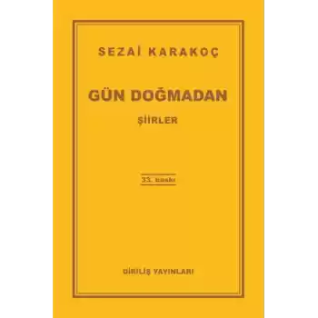 Gün Doğmadan