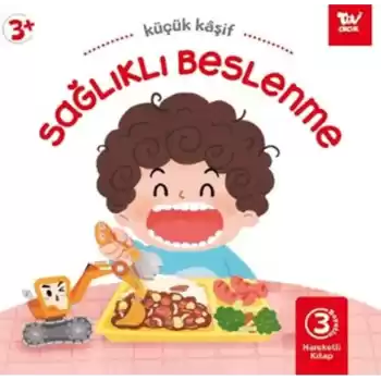 Hareketli Kitap 3d Küçük Kaşif Sağlıklı Beslenme