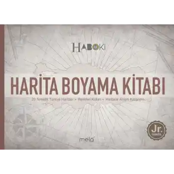 Harita Boyama Kitabı 20 Tematik Türkiye Haritası