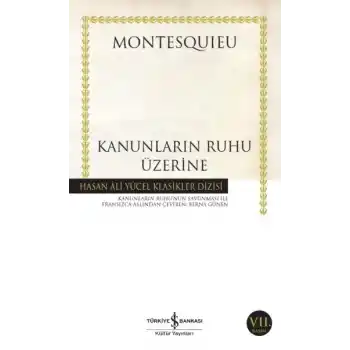 Kanunların Ruhu Üzerine - Hasan Ali Yücel Klasikleri