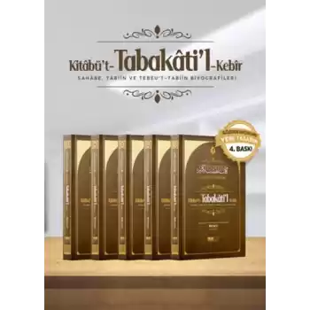Kitabüt-Tabakatil- Kebir Tabakat (5 Cilt)