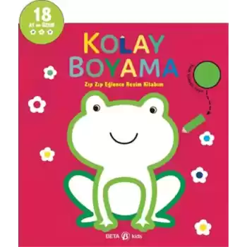 Kolay Boyama Zıp Zıp Eğlence Resim Kitabım