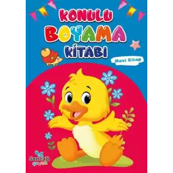 Konulu Boyama Kitabı - Mavi Kitap