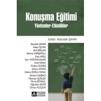 Konuşma Eğitimi Yöntemler-Etkinlikler