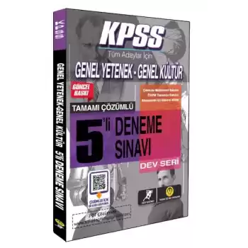 Kpss Genel Yetenek- Genel Kültür 5 Çözümlü Deneme