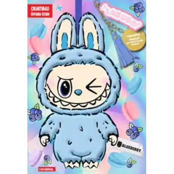 Labubu Blueberry Çılgın Koleksiyon - Çıkartmalı Boyama Kitabı