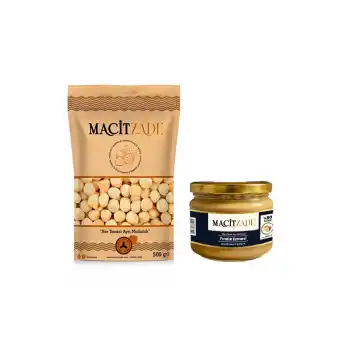 Macitzade Ekonomik Paket 500 gr İç Fındık + 280 gr Fındık Ezmesi