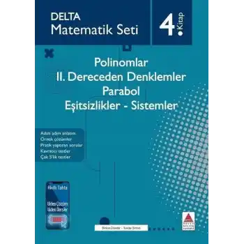 Matematik Seti 4.Kitap - Polinomlar-2. Dereceden Denklemler - Parabol - Eşitsizlikler - Sistemler
