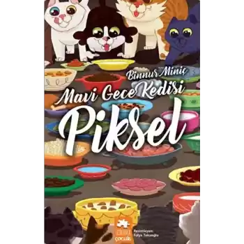 Mavi Gece Kedisi Piksel (Yeni Baskı)