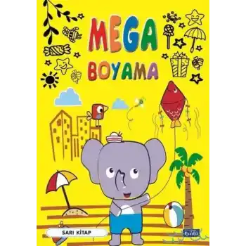 Mega Boyama Sarı Kitap