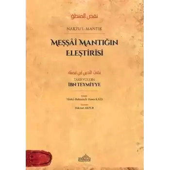 Meşşai Mantığın Eleştirisi