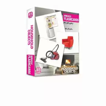 Miracle Flashcards Household Objects (45 Cards)