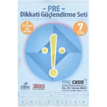 Pre Dikkati Güçlendirme Seti – 1.Sınıf – 7 yaş