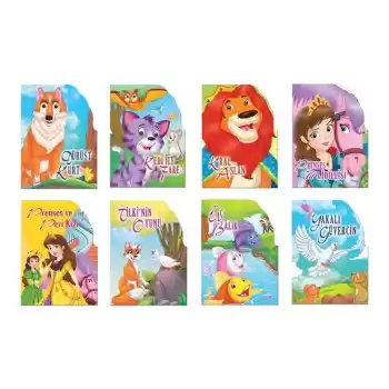 Şekilli Kitaplar Seti (8 Kitap Kitap)
