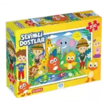 Sevimli Dostlar Puzzle 200