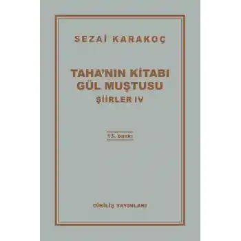 Şiirler 4 - Tahanın Kitabı Gül Muştusu