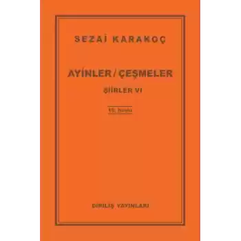Şiirler 6 - Ayinler Çeşmeler