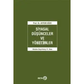 Siyasal Düşünceler ve Yönetimler