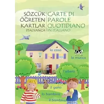 Sözcük Öğreten Kartlar - İtalyanca