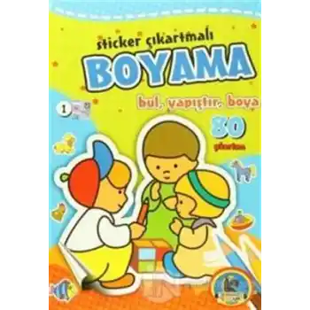Sticker Çıkartmalı Boyama (6 Kitap Takım)