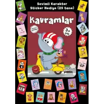 Stickerlı 3+ Yaş Kavramlar