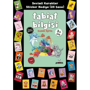 Stickerlı 3+ Yaş Tabiat Bilgisi (Kozmik Eğitim)