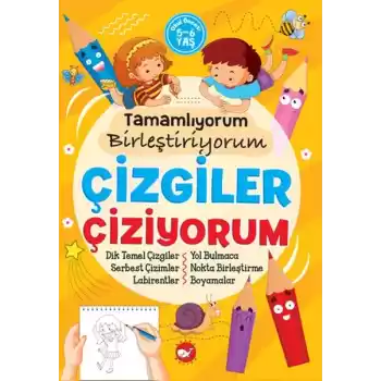 Tamamlıyorum Birleştiriyorum - Çizgiler Çiziyorum