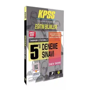 Tasarı 2024 KPSS Dev Kadro - Eğitim Bilimleri 5 Deneme