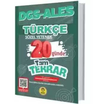 Tasarı DGS ALES Türkçe 20 Günde Tam Tekrar Soru Bankası