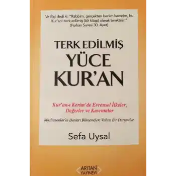 Terk Edilmiş Yüce Kuran