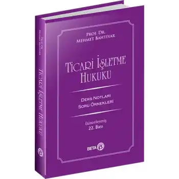 Ticari İşletme Hukuku Ders Notları