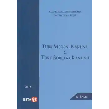 Türk Medeni Kanunu & Türk Borçlar Kanunu
