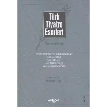 Türk Tiyatro Eserleri 3 / Tanzimat Dönemi