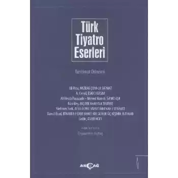 Türk Tiyatro Eserleri 4 / Tanzimat Dönemi