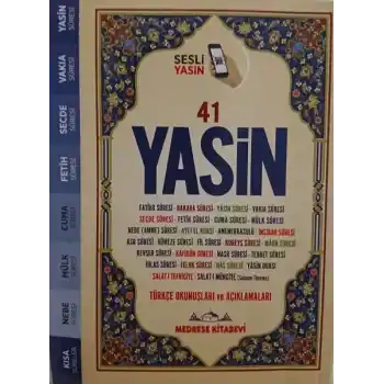 Türkçe Okunuşlu ve Mealli, Sesli 41Yasin-i Şerif (Çanta Boy)
