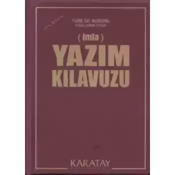 Yazım Kılavuzu (İmla) - (Plastik Kapak)