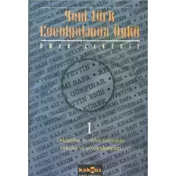 Yeni Türk Edebiyatında Öykü  1