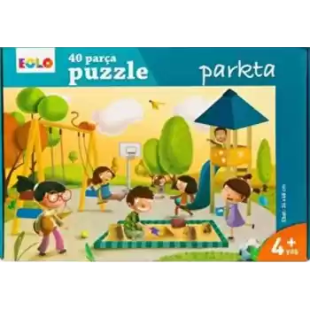 Yer Puzzle-40 Parça Puzzle - Parkta