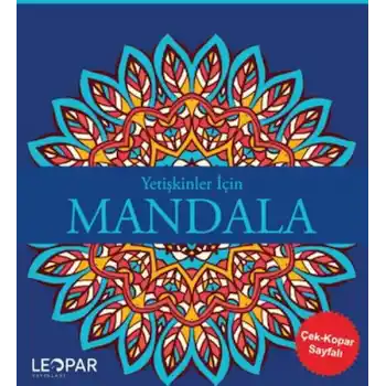 Yetişkinler İçin Mandala - Lacivert