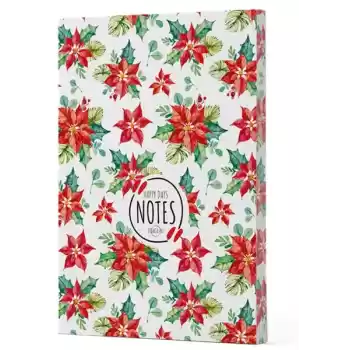 Yılbaşı 6 - Yan Boyamalı Çizgili Defter