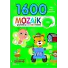 1600 Mozaik Çıkartmalı Boyama Kitabım Yeşil Kitap