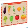 Ahşap Sebzeler Eğitici Set