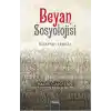 Beyan Sosyolojisi  Kitaptan Hayata