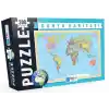 Blue Focus Dünya Haritası - Puzzle 200 Parça