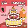Çiz-Tamamla-Yapıştır Lezzetli Yiyecekler