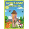 Çocuklar için Hayal ve Odak Geliştirici Rengarenk Masallar Fosforlu Sarı Kitap