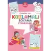 Çocuklar İçin Kodlamalı Boyama Etkinlikleri - Pembe - 32 Etkinlik